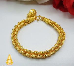 Gold bracelet 96.5%(15.2g.) ❤️ สร้อยข้อมือทองคำแท้ น้ำหนัก 1 บาท