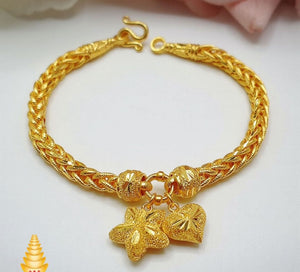 Gold bracelet 96.5%(15.2g.) ❤️ สร้อยข้อมือทองคำแท้ น้ำหนัก 1 บาท