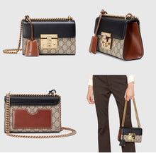 Load image into Gallery viewer, Gucci Padlock small GG shoulder bag
