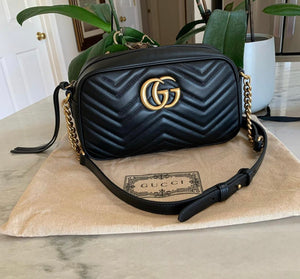 GG Marmont small matelassé shoulder bag