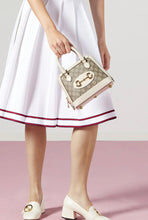 โหลดรูปภาพลงในเครื่องมือใช้ดูของ Gallery Gucci Horsebit 1955 mini top handle bag
