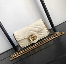 Load image into Gallery viewer, GG Marmont matelassé leather super mini bag
