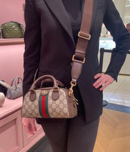 Load image into Gallery viewer, Gucci Ophidia mini GG top handle bag
