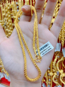 Gold Necklace 96.5% (15.2 g) ❤️สร้อยคอทองคำแท้ 96.5%❤️ 1บาท