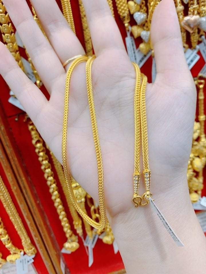 Gold Necklace 96.5% (15.2 g) ❤️สร้อยคอทองคำแท้ 96.5%❤️ 1บาท