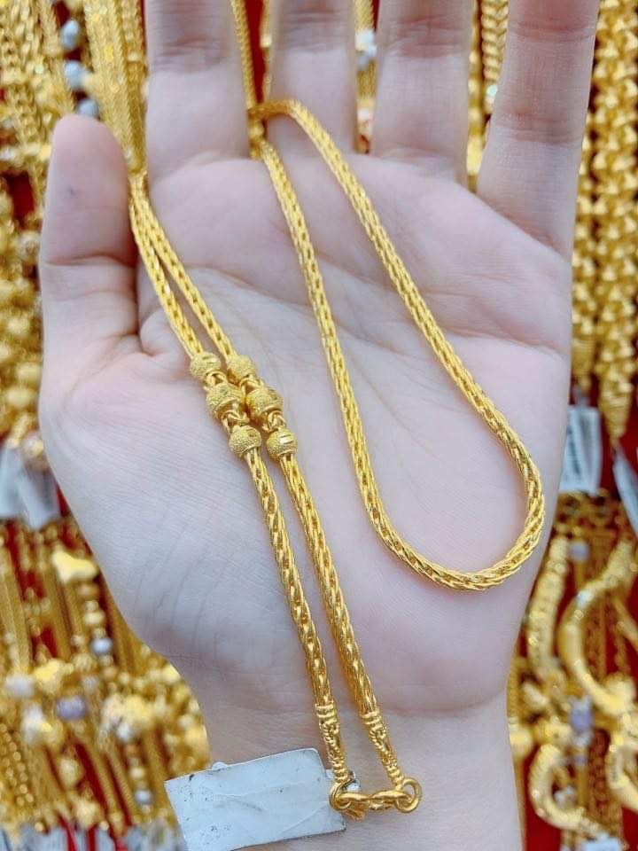 Gold Necklace 96.5% (15.2 g) ❤️สร้อยคอทองคำแท้ 96.5%❤️ 1บาท