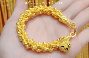 Gold Bracelet 96.5% (30.4 g) สร้อยข้อมือทองคำหนัก  2 บาท