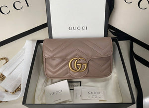 GG Marmont matelassé leather super mini bag