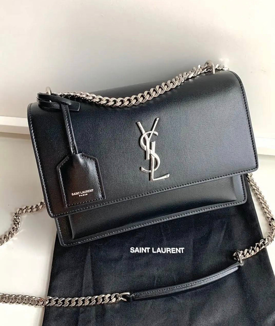 Ysl sunset medium in smooth online leather